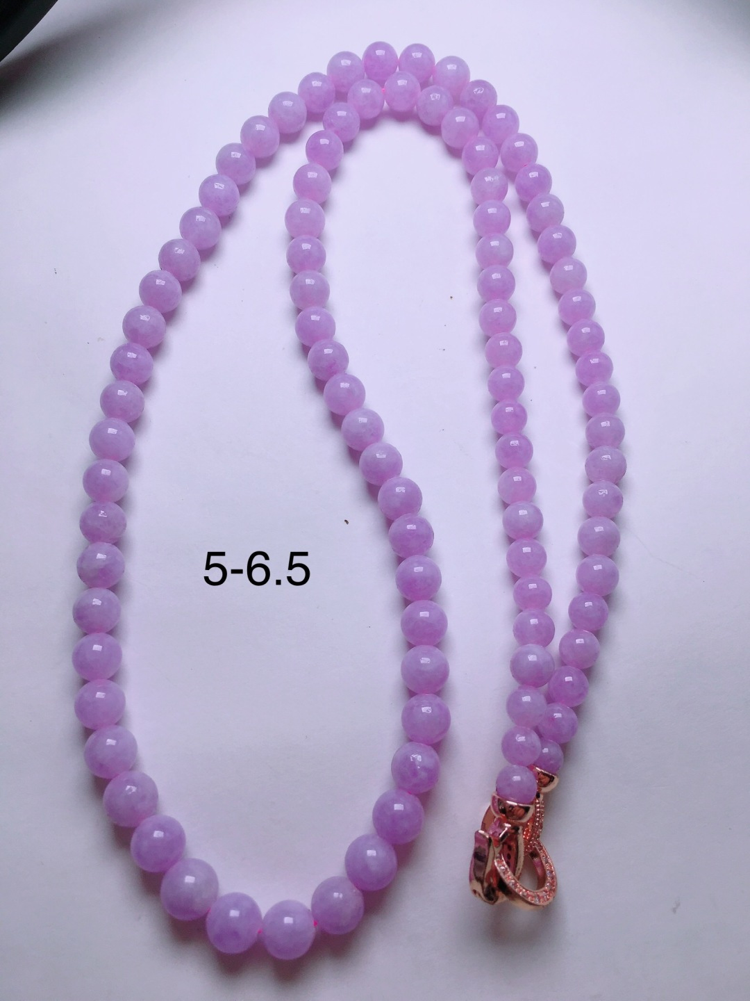 ️紫珠子项链，晶莹剔透，新颖时尚，5-6.5