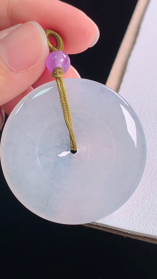 ️冰种平安扣，无裂，尺寸:37.2-4.8mm 3
