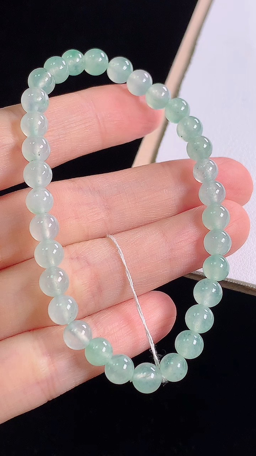 冰种手链，尺寸:5.6-5.6mm 3