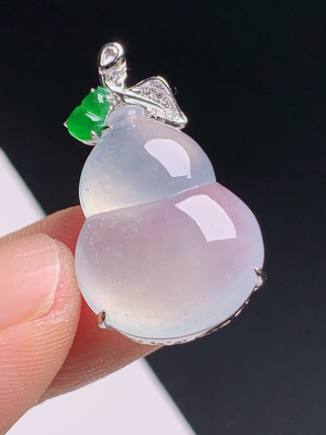 木那葫芦吊坠，点点雪花棉意境唯美，福禄双全