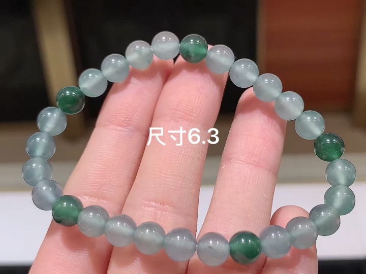 双彩手串，尺寸6.3