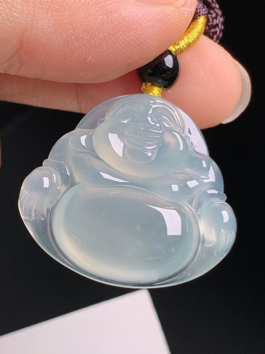 ️ 佛公，纯净通透起强荧光，开脸喜庆温润大气
