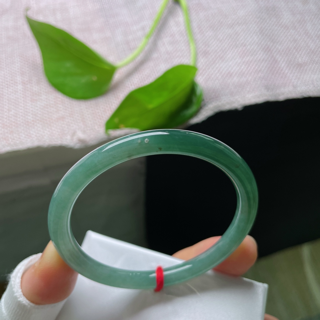 53.9/6.6，蓝水美人条，种老，渐变之色，沙眼，高品质翡翠，ss55618a