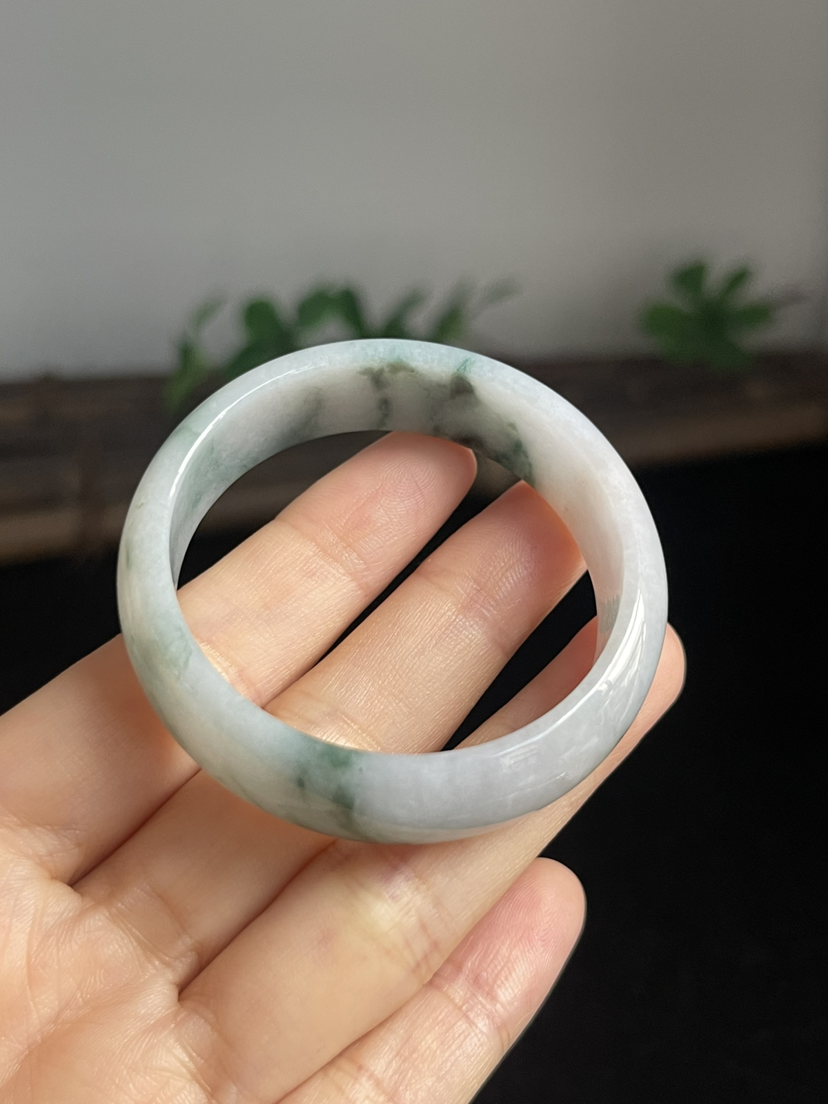 正圈43.2圈口，翡翠手镯