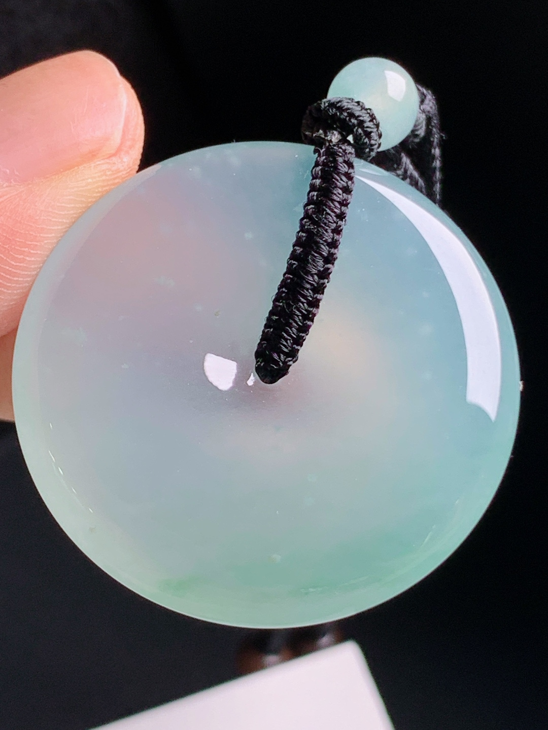 ️ 平安扣，雪花点点朦胧唯美，胶感满满，温润静心 1107