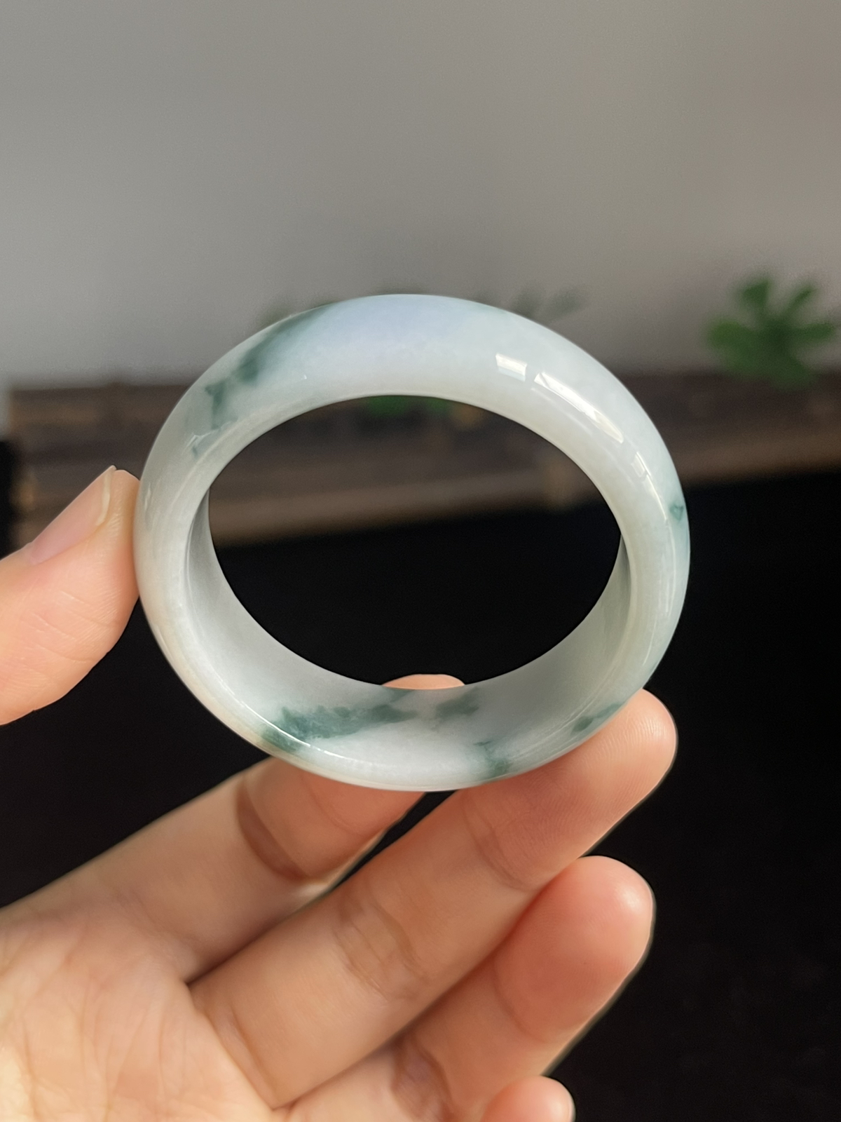正圈39圈口，翡翠手镯