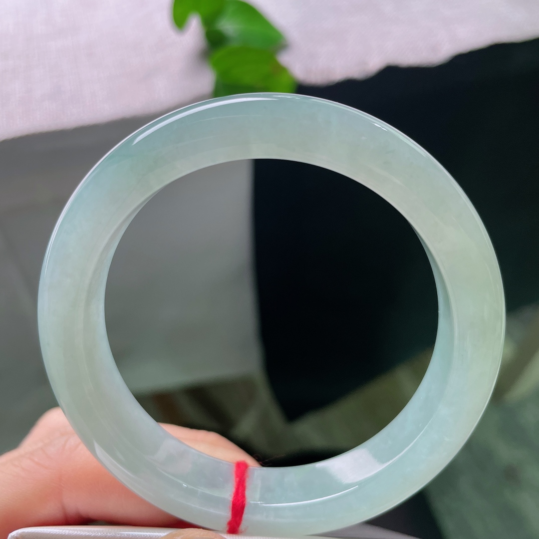 57/12/8.7，蓝底正圈，水润，细腻，甜美，优雅，雍容华贵，耐看，海蓝之谜，无裂，ss55804a