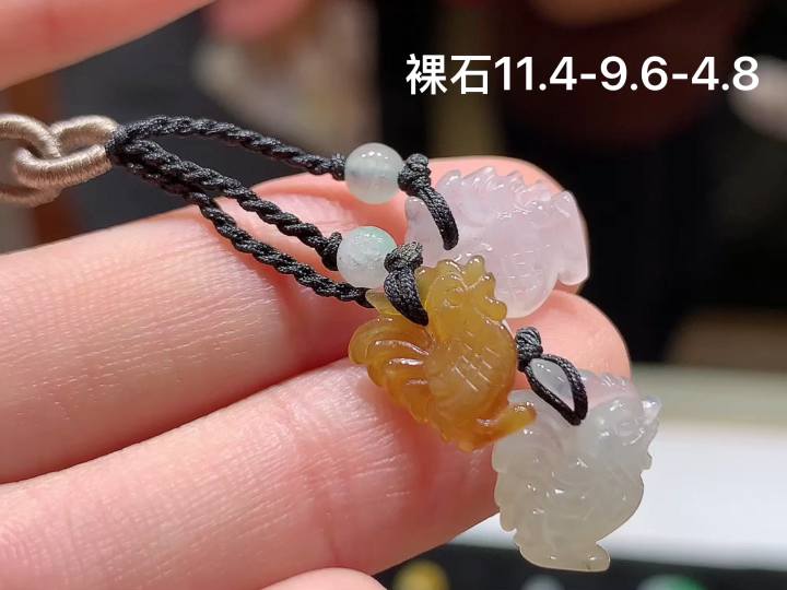 三彩生肖鸡 无裂, 尺寸，11.4-9.6-4.8