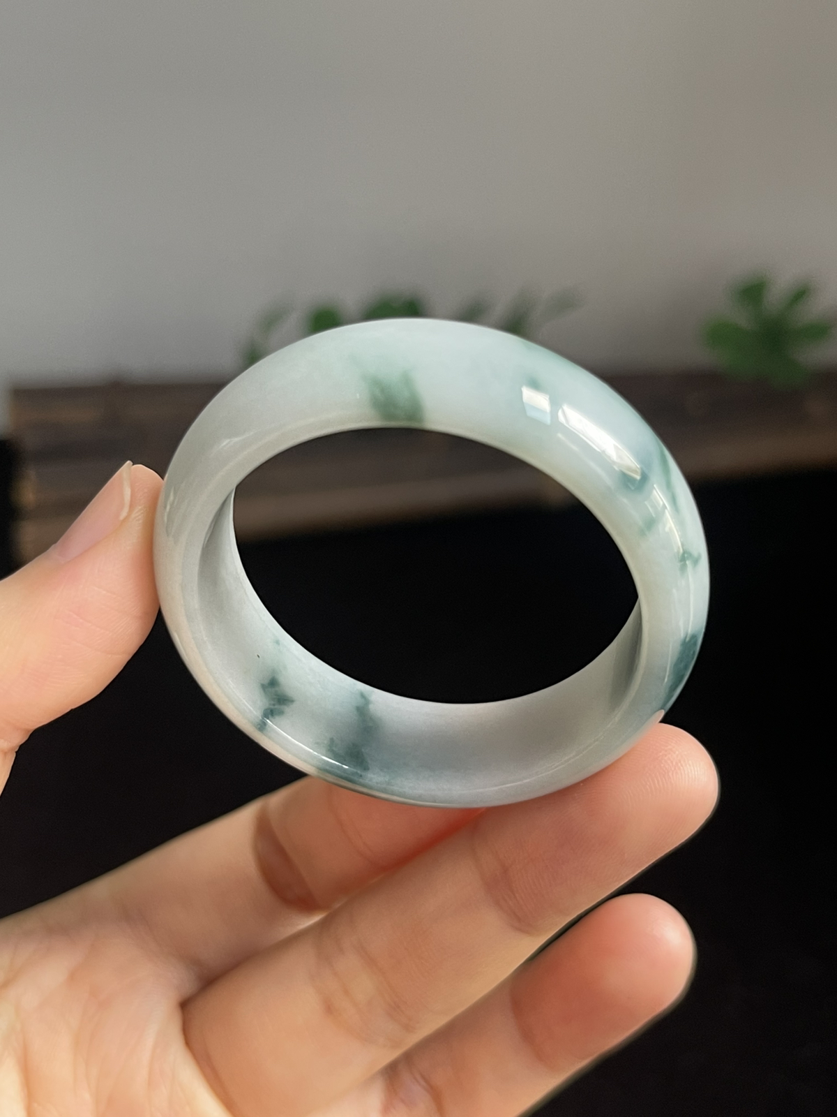正圈39圈口，翡翠手镯