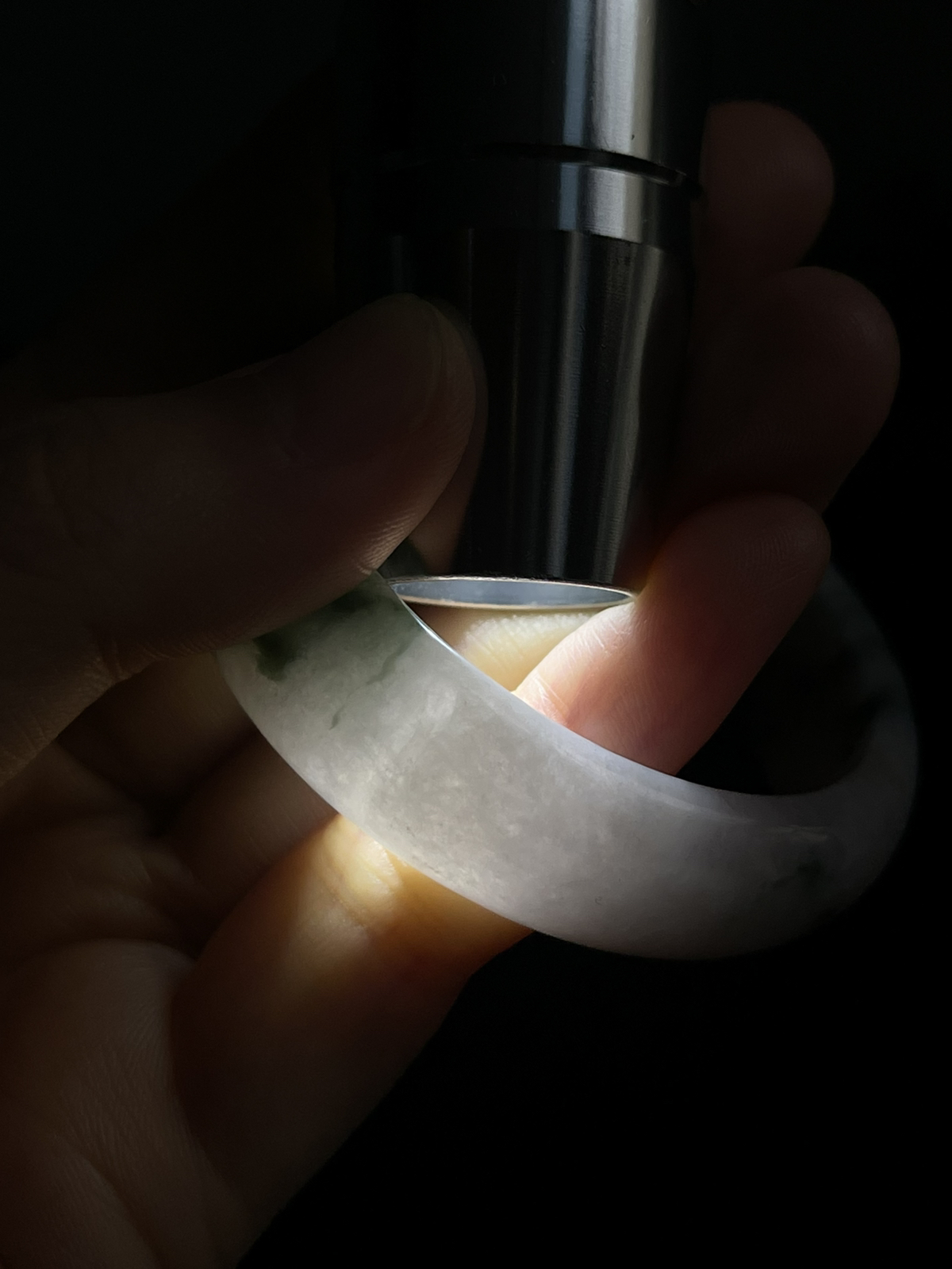 正圈43.2圈口，翡翠手镯