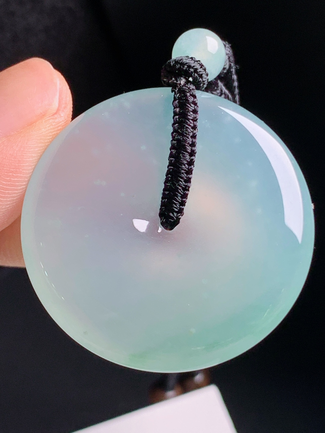 ️ 平安扣，雪花点点朦胧唯美，胶感满满，温润静心 1107