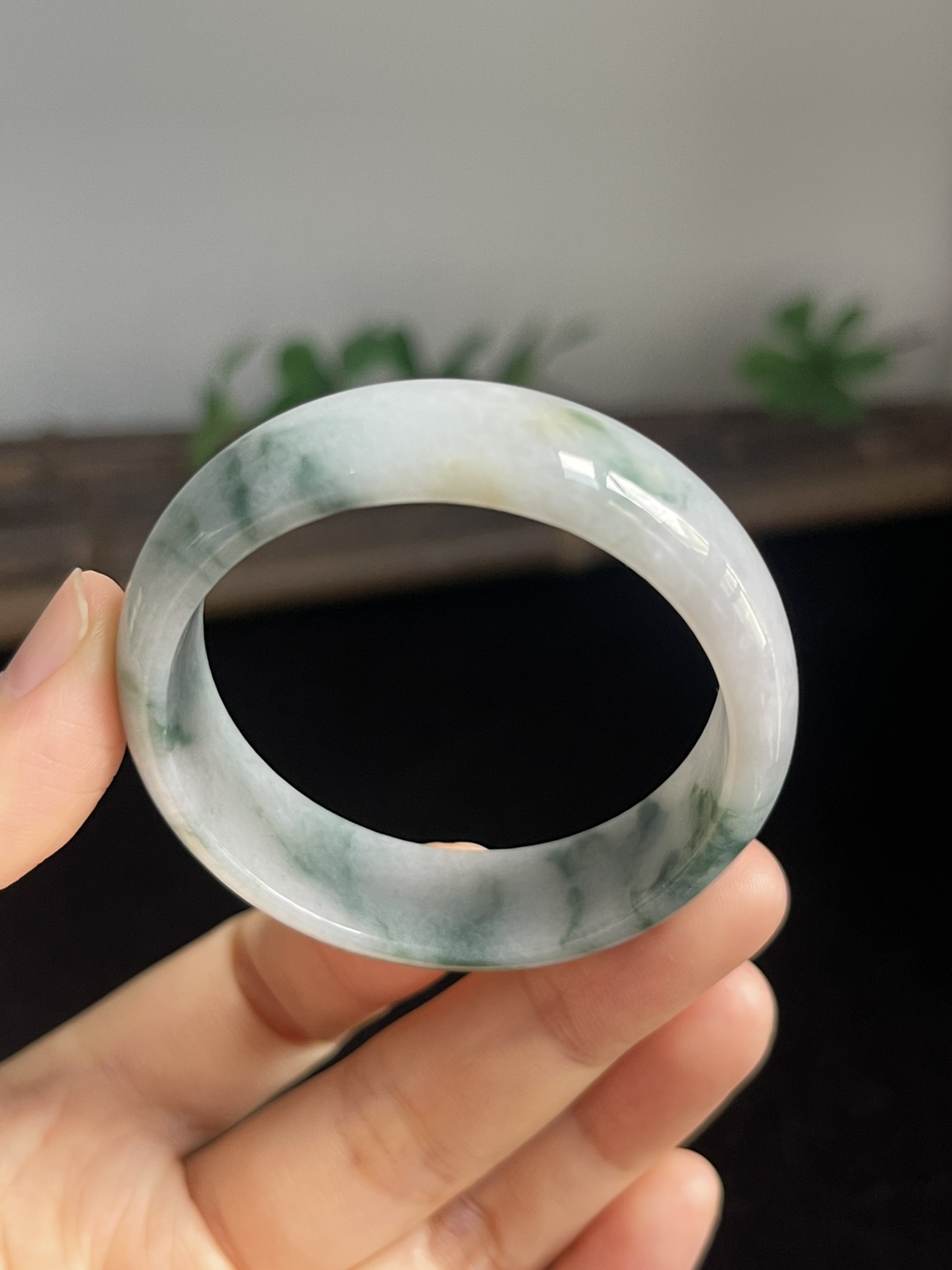 正圈43.2圈口，翡翠手镯