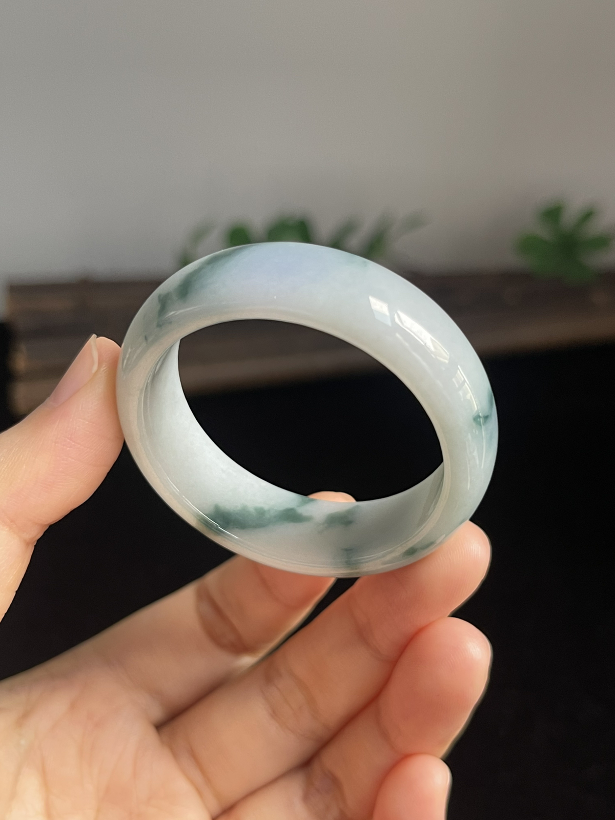 正圈39圈口，翡翠手镯