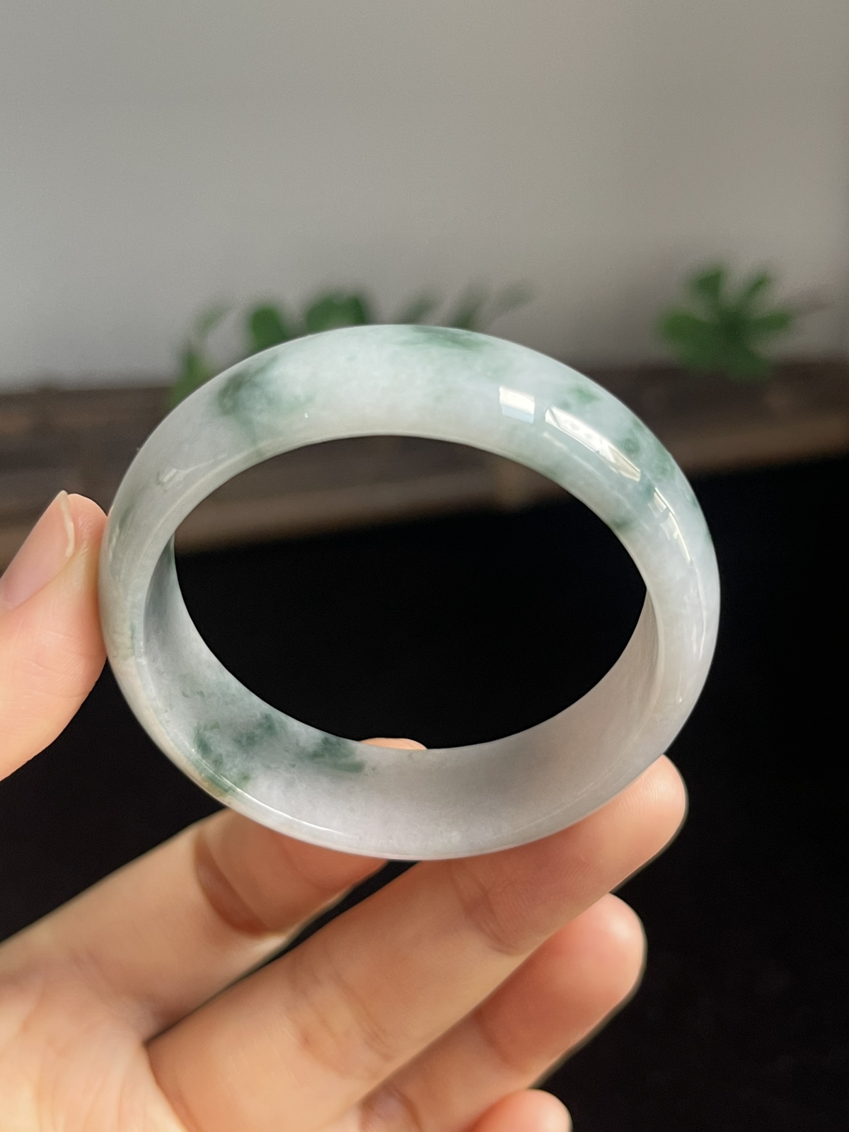 正圈43.2圈口，翡翠手镯