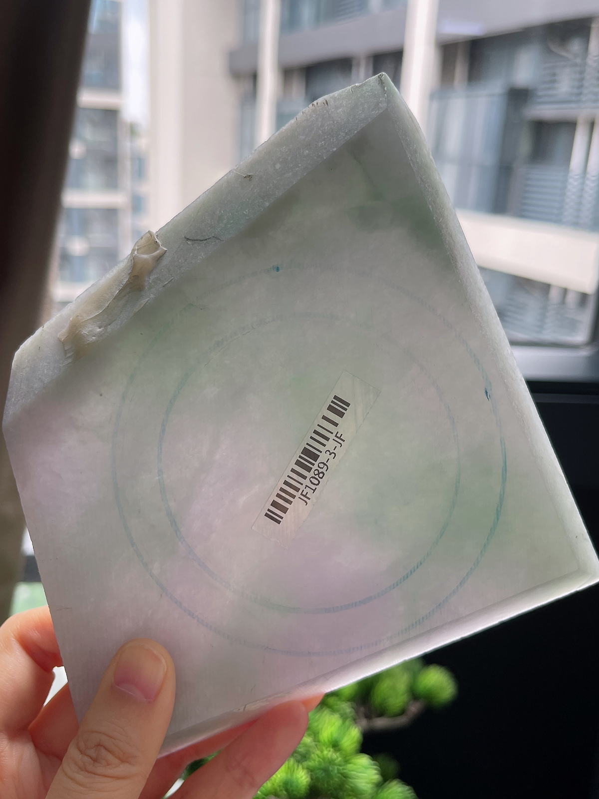 翡翠板料，⭕️正圈最大做68，正圈最大做64