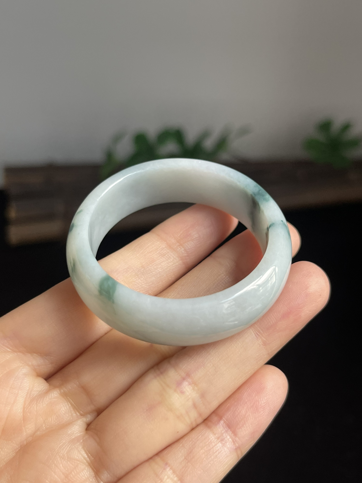 正圈39圈口，翡翠手镯