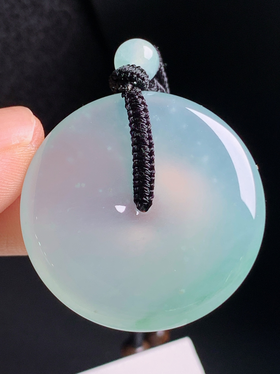 ️ 平安扣，雪花点点朦胧唯美，胶感满满，温润静心 1107