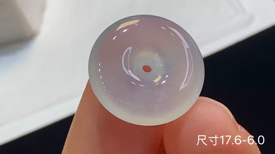 ️ 高冰平安扣，无裂，17.6-6.0