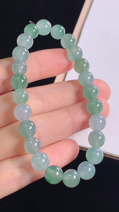 ️冰飘花手链，尺寸:7.8-7.8mm