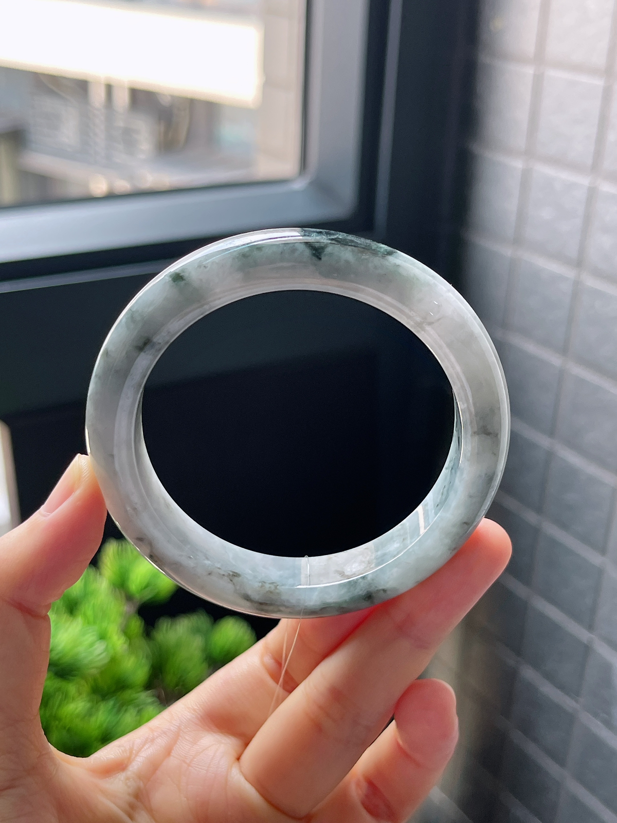 圈口54.5，翡翠手镯