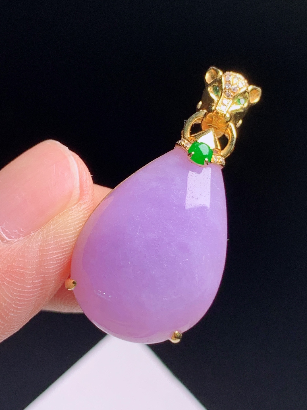 水滴吊坠，金扣搭配简约大气，温婉 520708