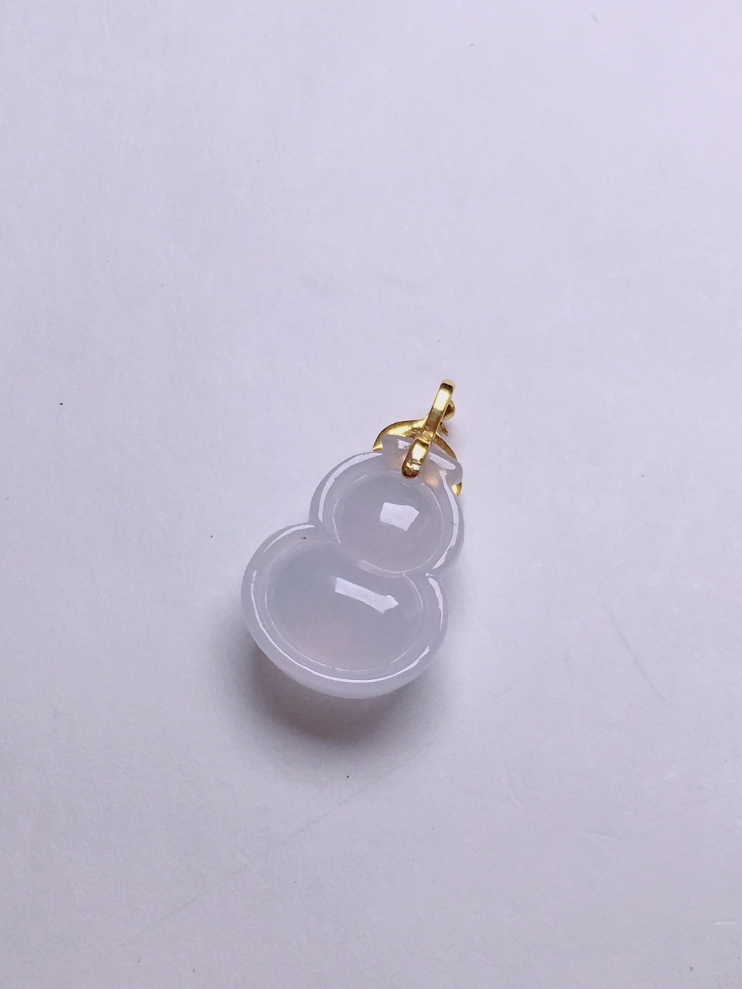 ️高冰葫芦吊坠，晶莹剔透，新颖时尚，无裂，14.3-11-5.3
