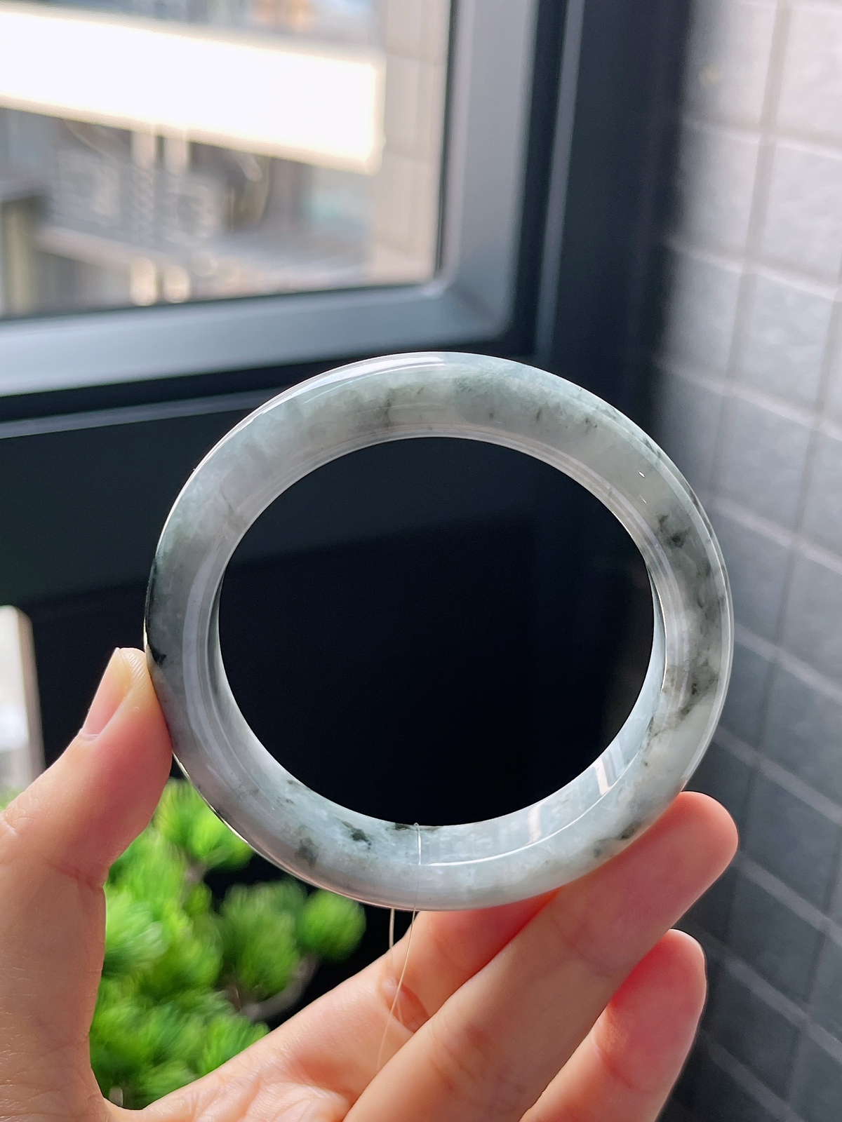 圈口54.5，翡翠手镯