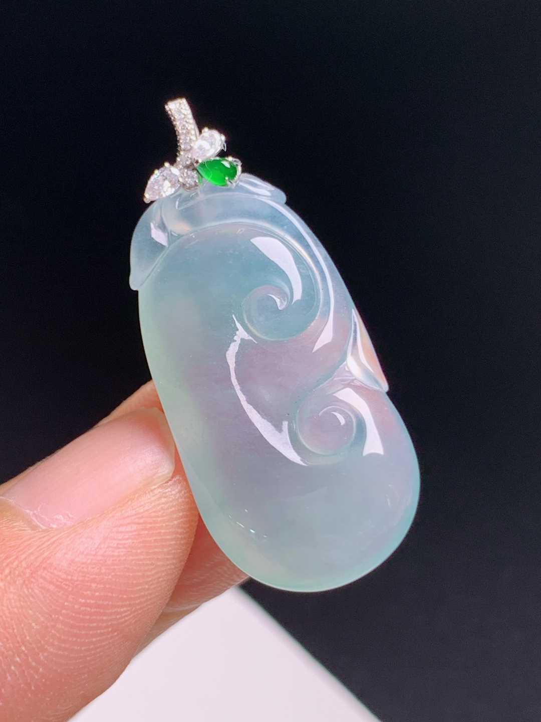 如意吊坠，胶感十足线条流畅，顺心如意 530708