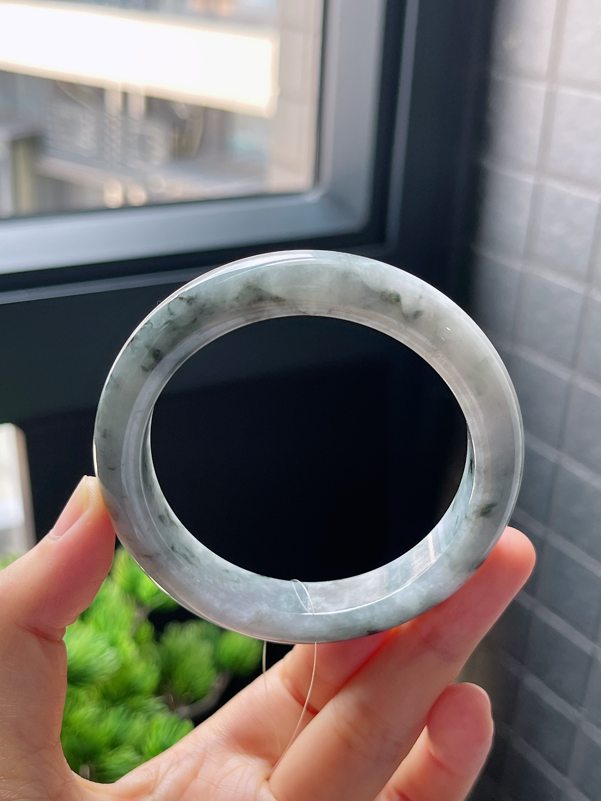 圈口54.5，翡翠手镯
