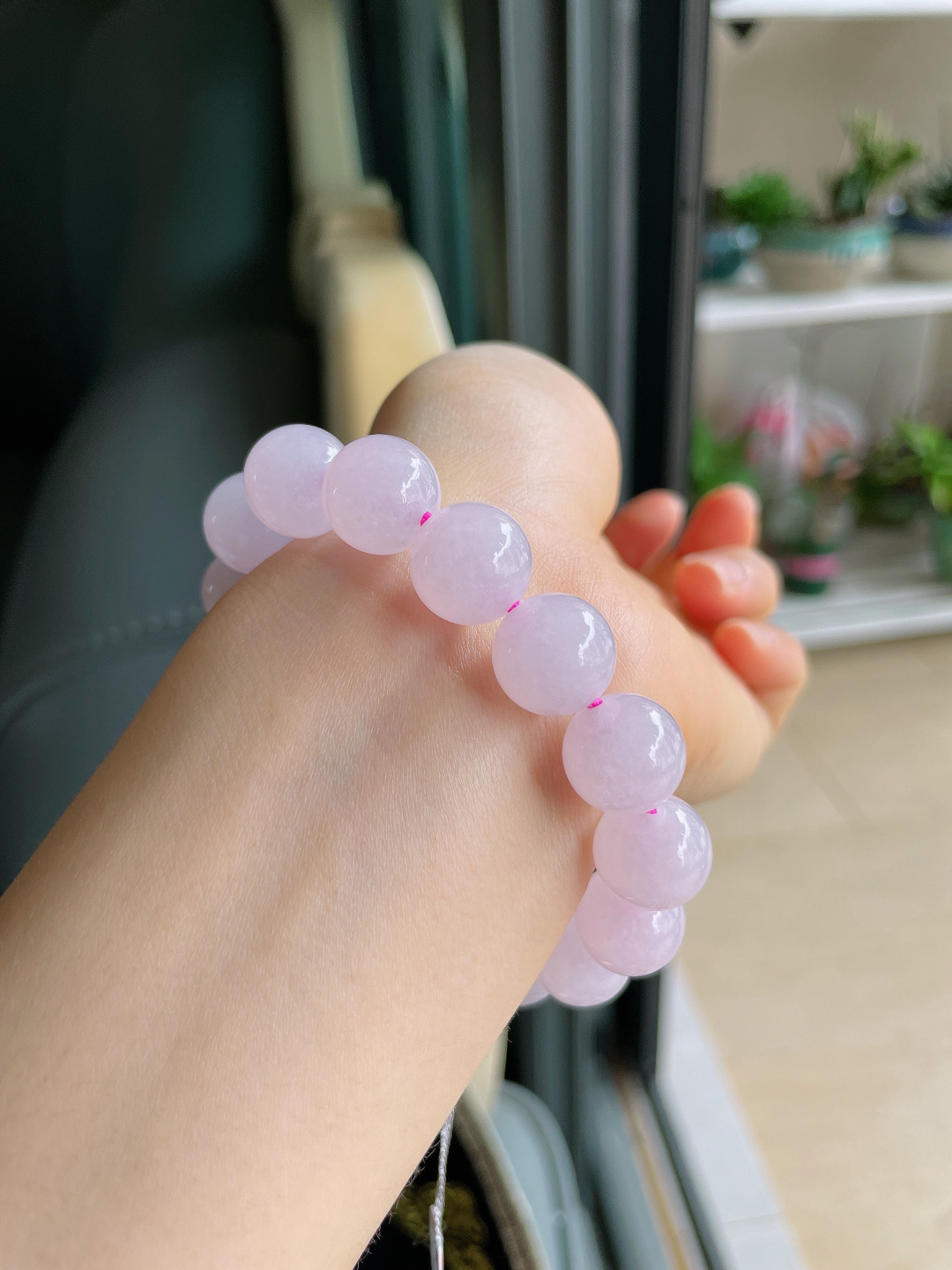 ️，缅甸天然翡翠A货，冰手串，尺寸：12.6mm。【编4114】