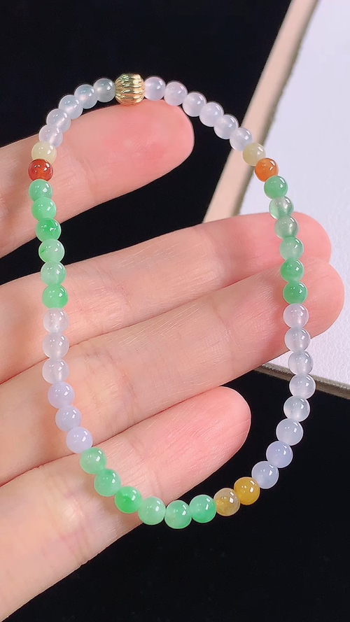 多彩手链，尺寸:3.8-3.8mm 7
