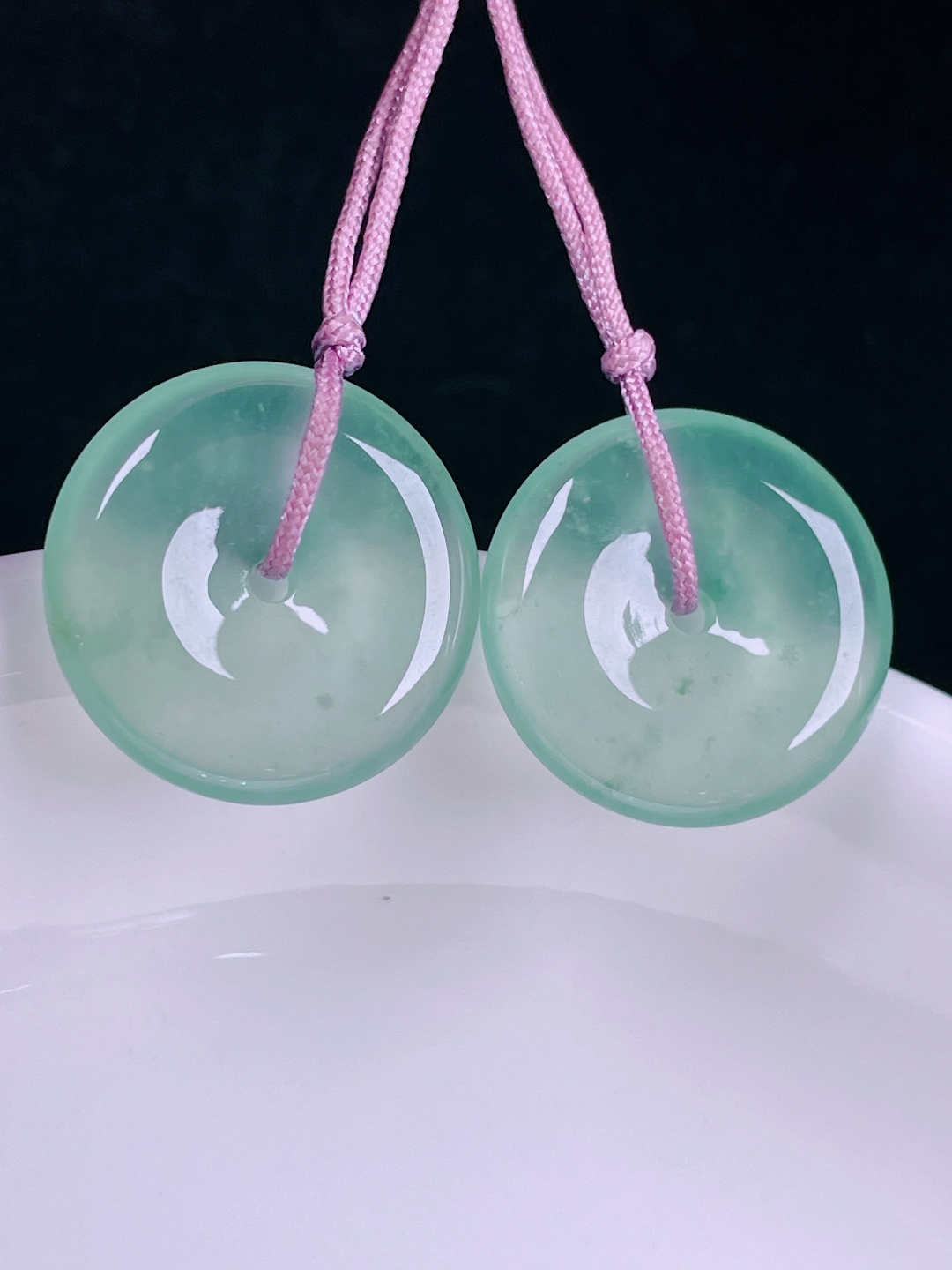 ️老种起光，细底通透，尺寸：14.7/3.2mm0711