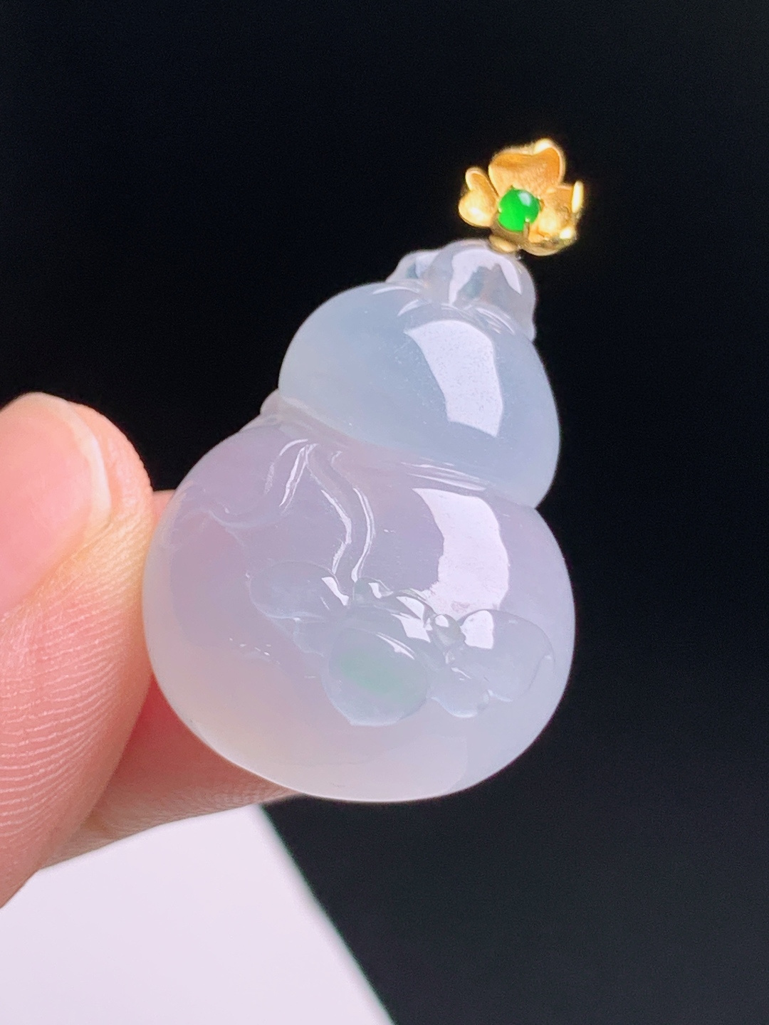 ️ 葫芦吊坠，金扣点缀饱满圆润，福气绵长 530708