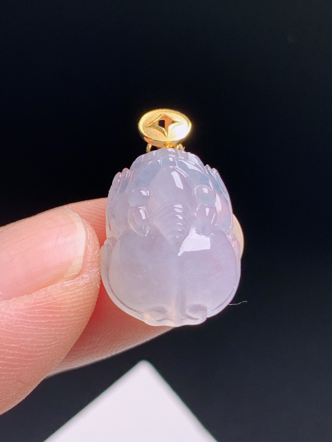 ️ 冰种貔貅吊坠，冰润柔和立体雕刻，招财纳福 280708