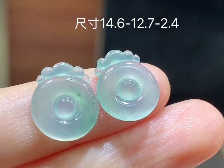 冰底色仿古牌 无裂, 尺寸，14.6-12.7-2.4