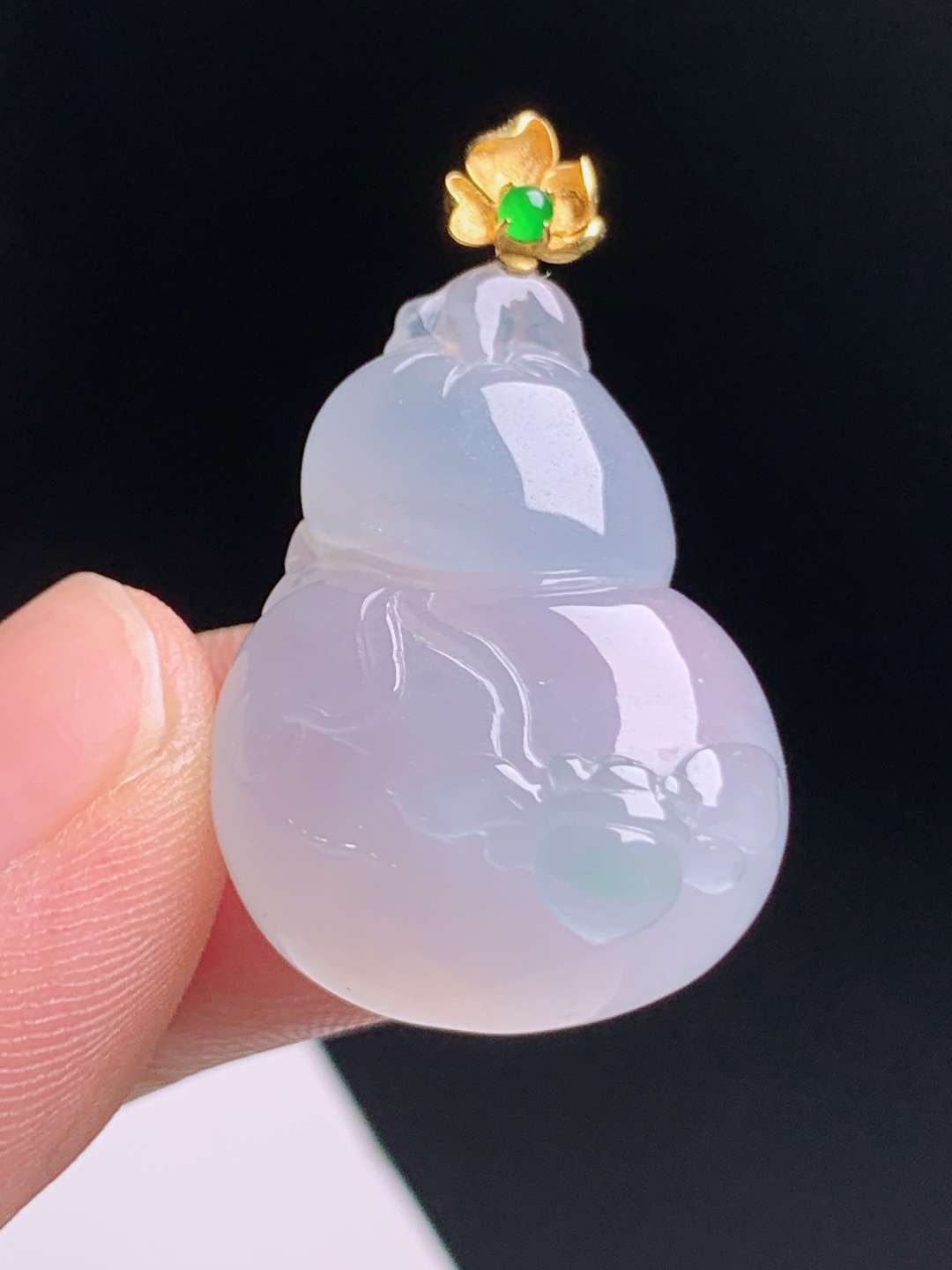 ️ 葫芦吊坠，金扣点缀饱满圆润，福气绵长 530708