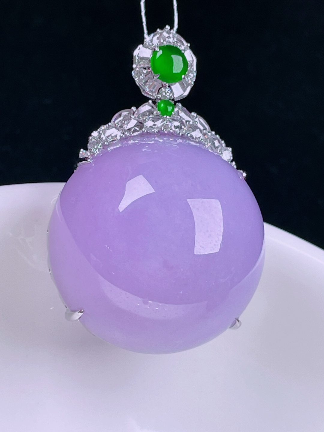 ️鸽子蛋，老种起光，细底通透，尺寸：35/23.5/15裸石23.6/23.5/13.6mm0712
