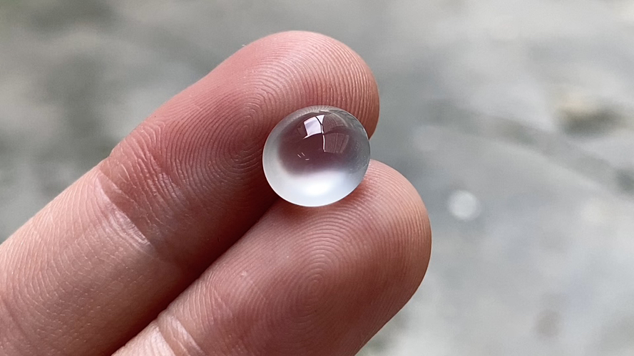 ️ 玻璃钢蛋面,8.5*8*4.8 完整