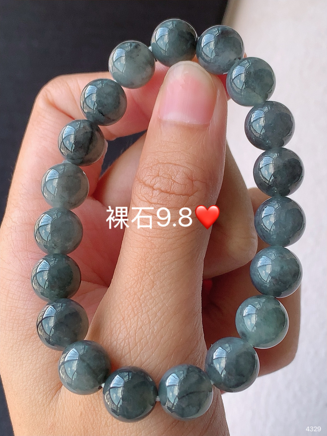 ️️ 乌鸡圆珠手串 饱满细腻水润 佩戴优雅大气，9.8