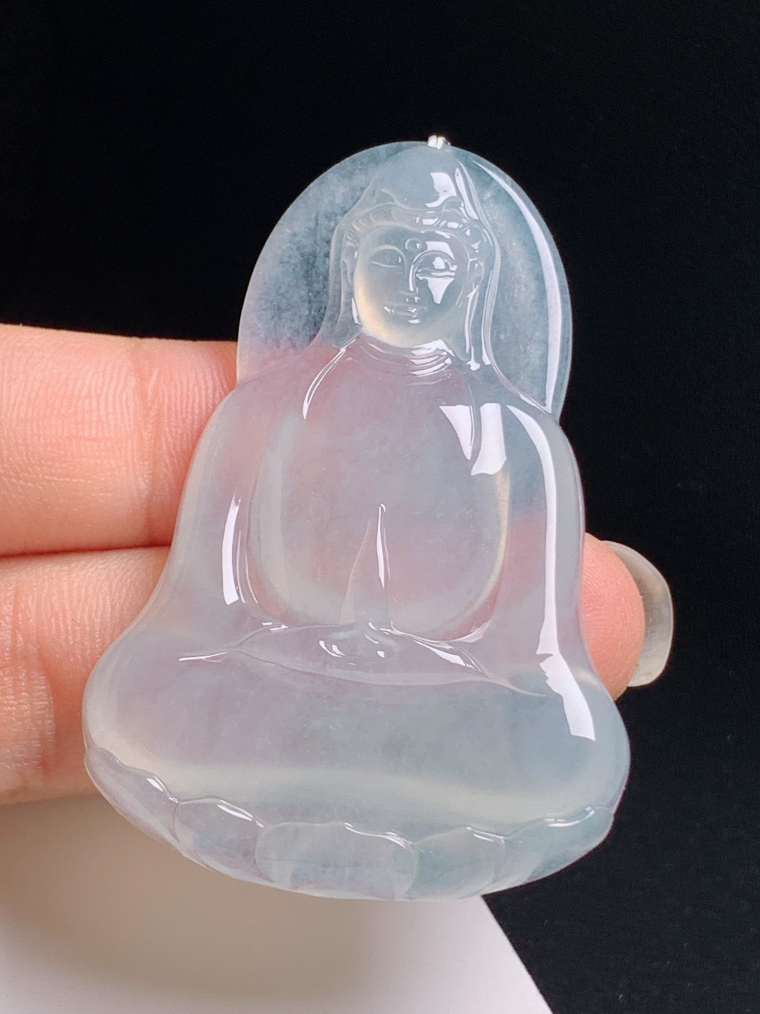 ️ 观音，通透莹润雕工端庄，护佑平安 1807
