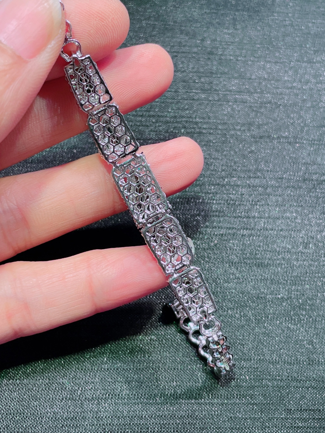 ️冰种绿金鱼手链，晶莹剔透，新颖时尚，2-6-3