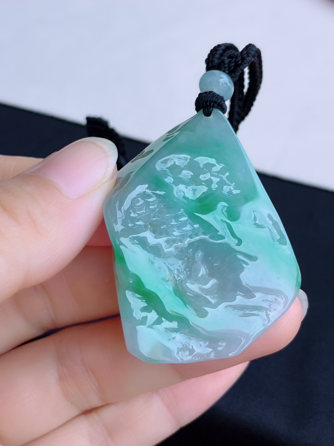 双彩悟道，意境美，尺寸47.6/34/9.9/自然光实拍