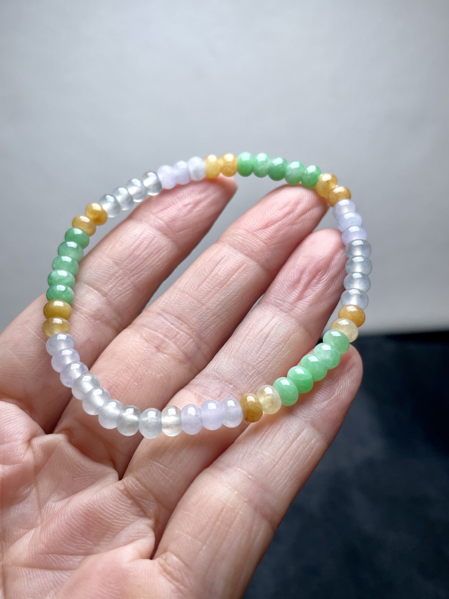 ️ 三彩手串，5mm、53粒，不议