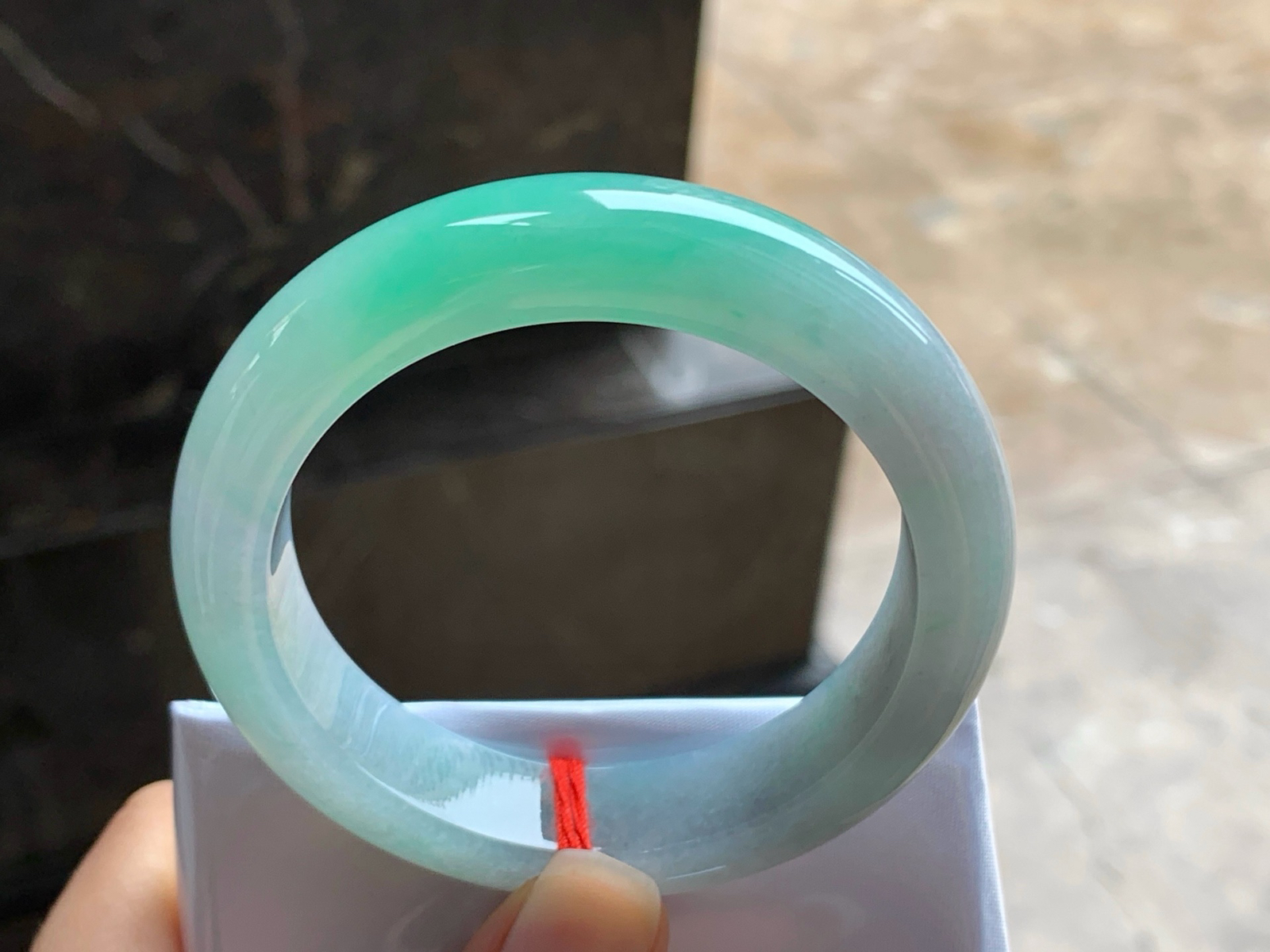52-13.5-8.8
晴绿手镯^_^清新