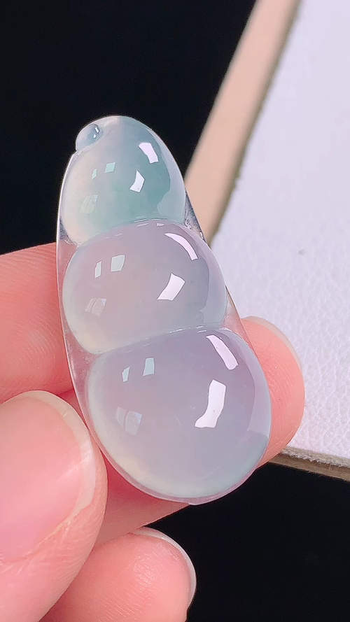️冰种四季豆，无裂，尺寸:32.4-14.7-6.5mm 9