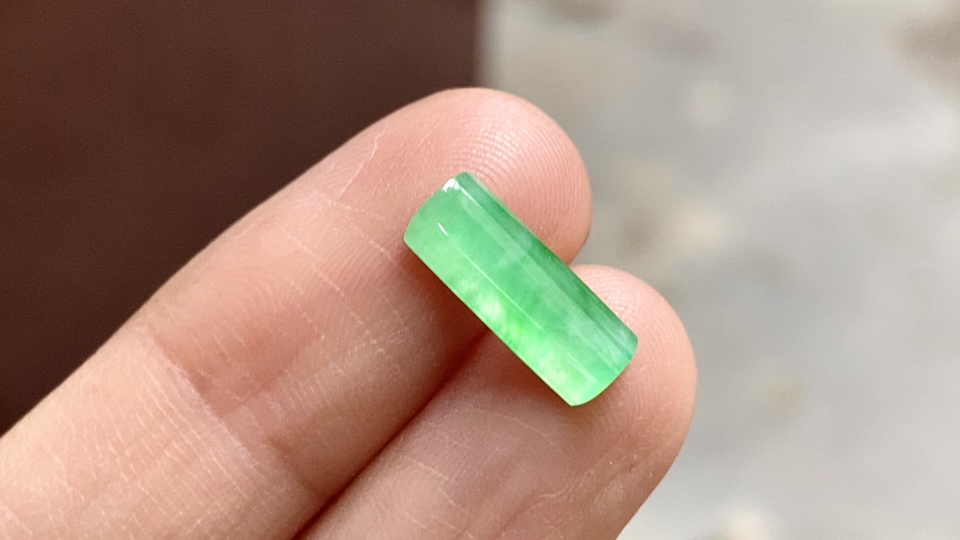 ️ 木纳绿马鞍 13*5.2*2.5 完整