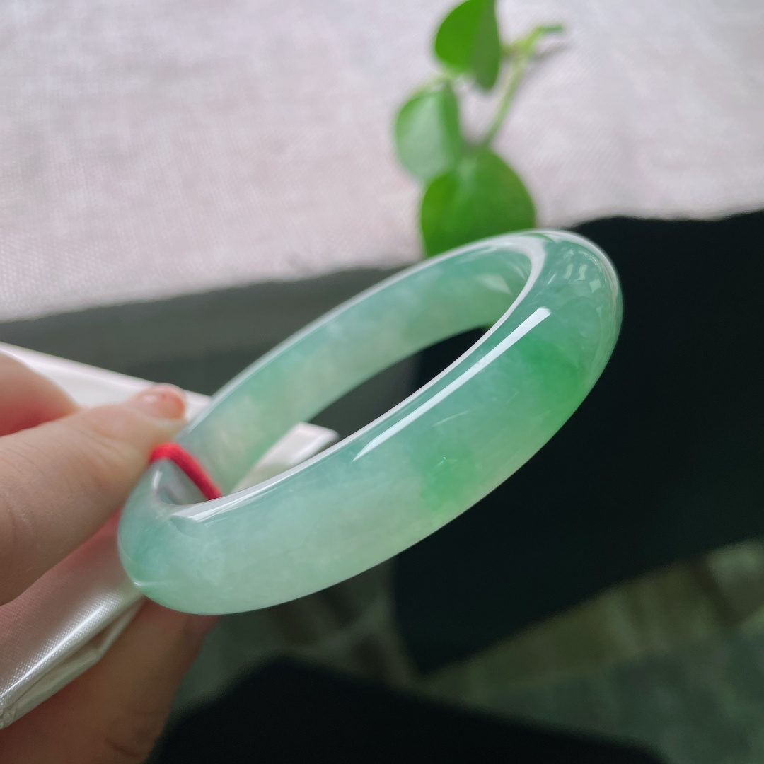 甜绿正圈，种老，晶莹玉透，沁雅，意境深远，晶体纹，ss55828a