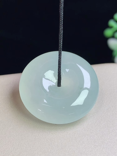 冰种平安扣，无裂，尺寸20-5.8mm，Q13jwa6