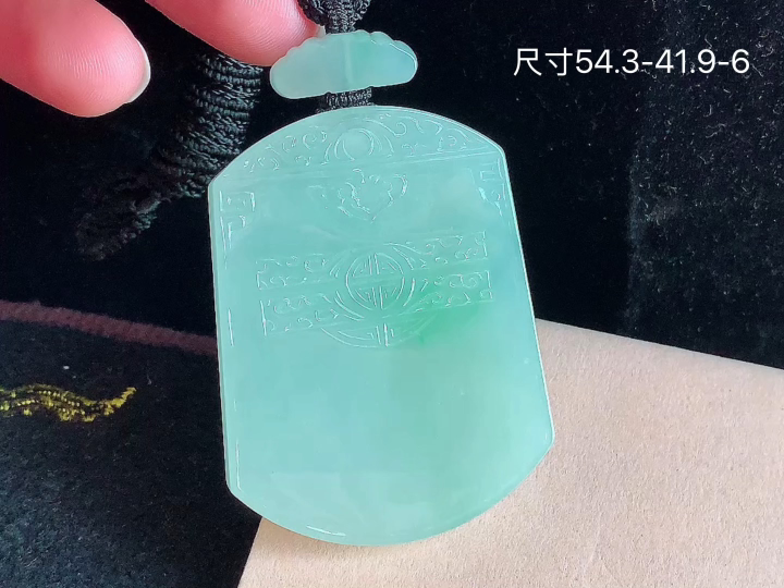 ️ 冰底色仿古牌 老坑冰透 种老水足 水润光泽 性比高 无裂, 尺寸看图