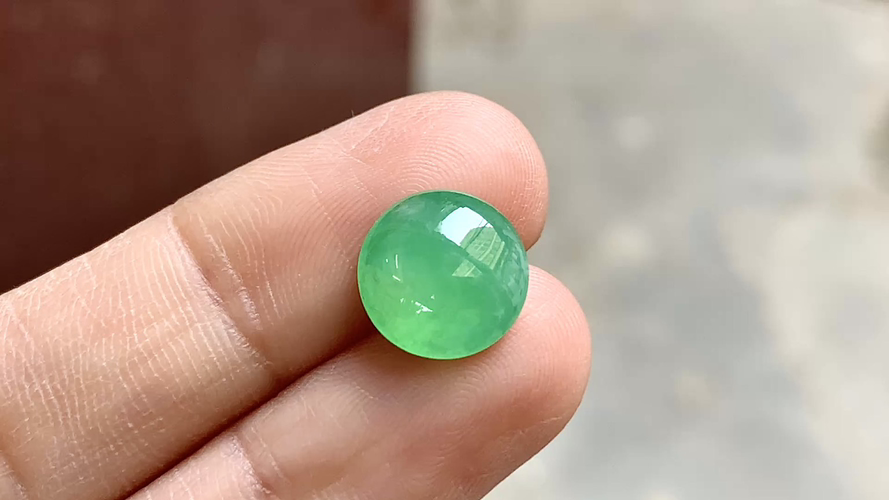 ️ 阳绿圆蛋面 10.6*4.8